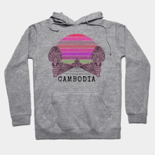 Angkor Thom Majesty: Cambodia's Ancient Wonder -- Purple Edition Hoodie